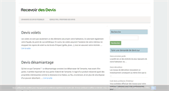 Desktop Screenshot of devisgratuits.info